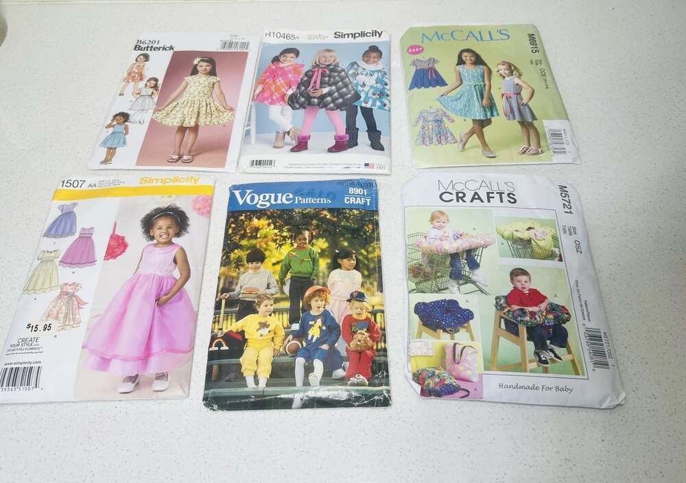 Sewing Patters For Kids, Vogue, Mc Calls Craft, Simplicity